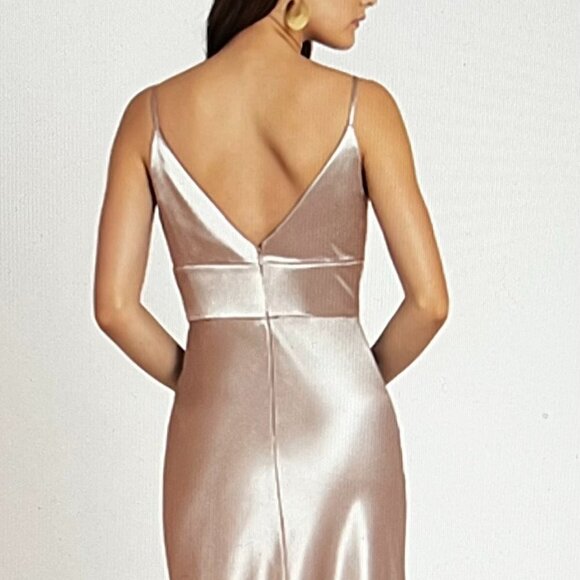 JENNY YOO  Brenna whipped apricot long gown Size 14 - Picture 2 of 15